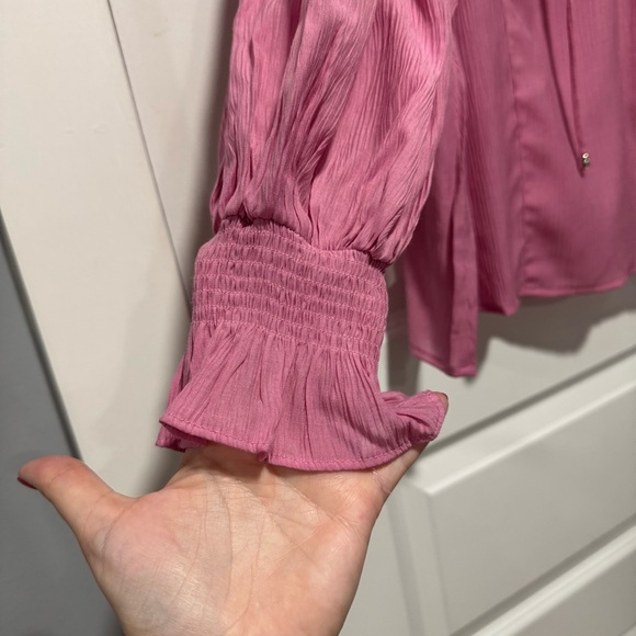 Entro Pink Ruffle Blouse - Picture 2 of 9